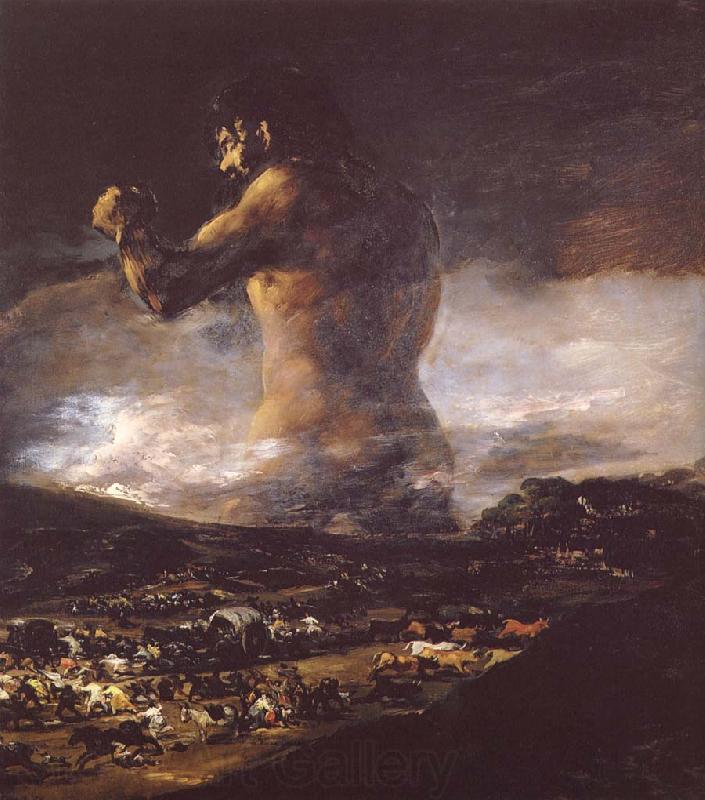 Francisco Goya Colossus France oil painting art